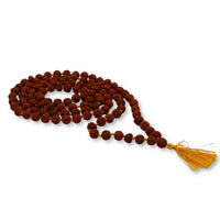 5 Mukhi Brown Rudraksha Mala - 108+1 Beads