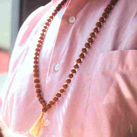 5 Mukhi Brown Rudraksha Mala - 108+1 Beads